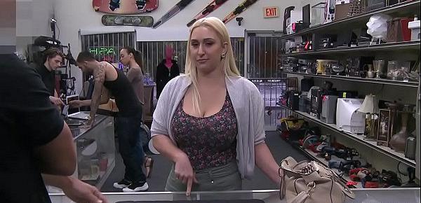  Big ass blonde Nina Kay pawns a gun - XXX Pawn